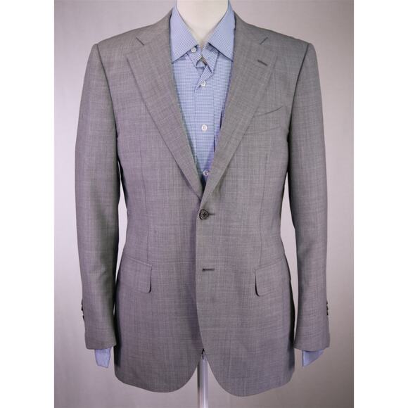 Suitsupply Lazio Solid 2-Btn Wool Suit Blazer Jacket 40R - Picture 2 of 11